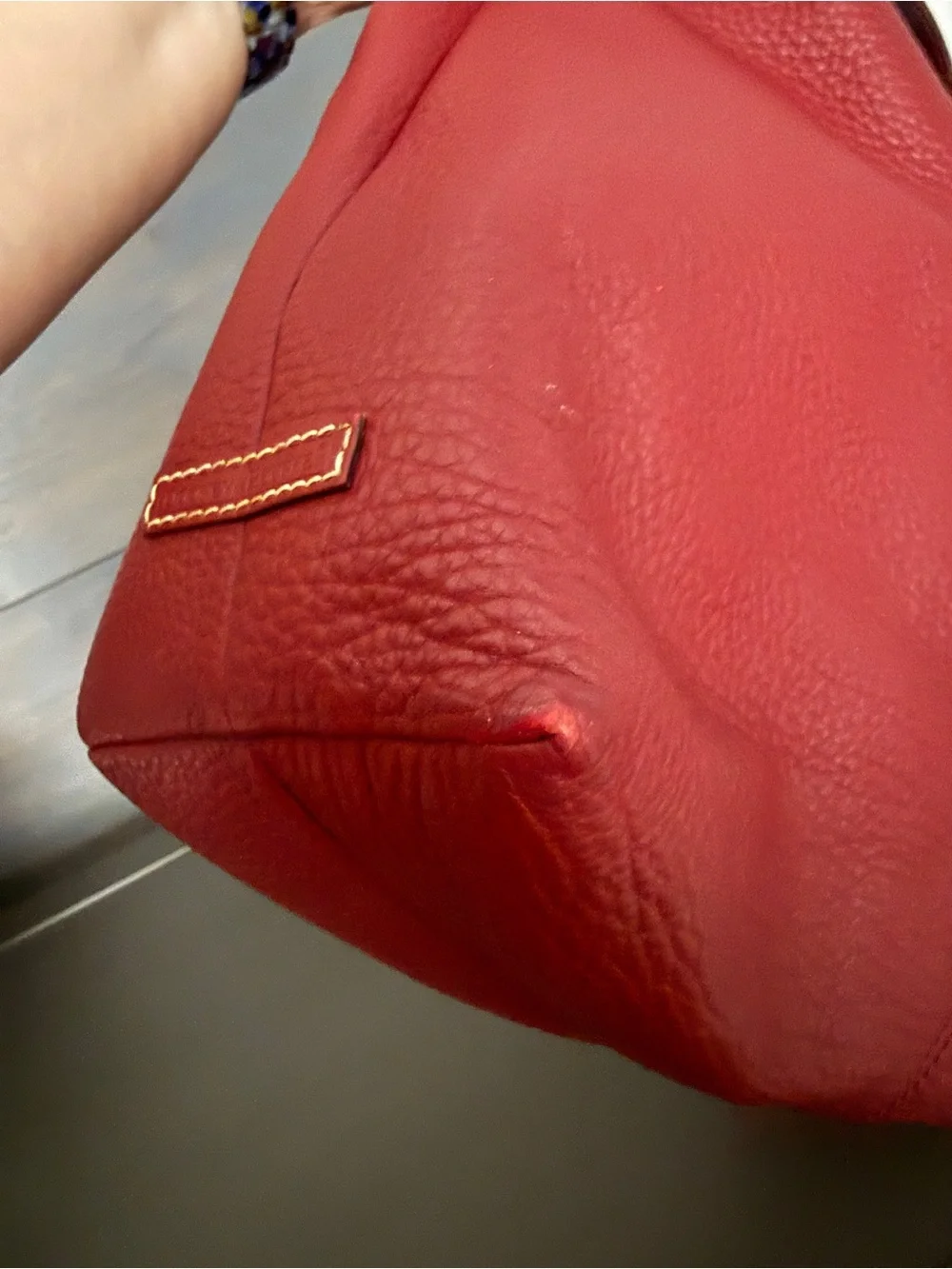 Dooney & Bourke Pebble Leather Hobo - Flawed, Please Read - Picture 12 of 14